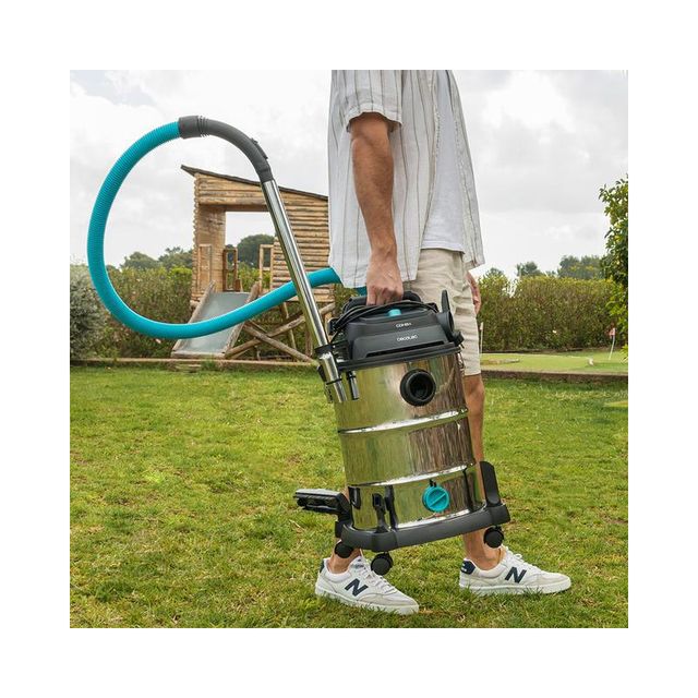 Ηλεκτρική Σκούπα για Στερεά και Υγρά 30 Lt 1600 W Cecotec Conga RockStar Wet&Dry Steel Max Pro CEC-08115