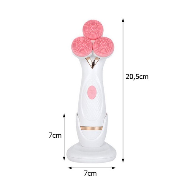 Ηλεκτρική Βούρτσα Καθαρισμού Προσώπου 3 σε 1 Verk Group 5907451335581