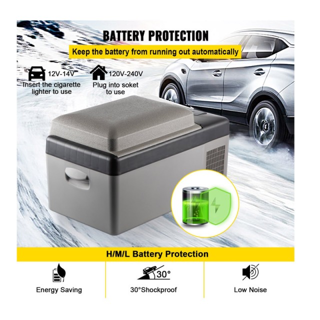 Ηλεκτρικό Φορητό Ψυγείο 20 Lt 12V 45 W VEVOR BXYSSCZBXSH-C2001V2