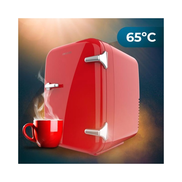 Ηλεκτρικό Φορητό Ψυγείο Θερμαντήρας 19 x 27.5 x 28 cm 4 Lt 12-220 V Cecotec Habana Χρώματος Κόκκινο CEC-02686