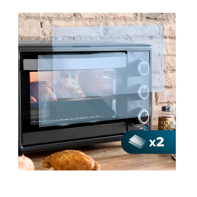 Ηλεκτρικό Φουρνάκι Cecotec Bake & Toast 2300 Black CEC-03817
