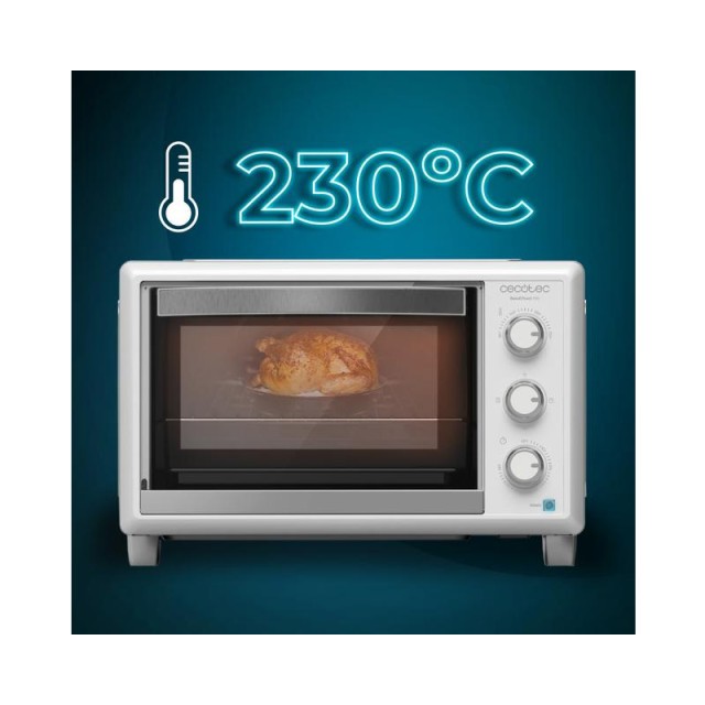 Ηλεκτρικό Φουρνάκι Cecotec Bake & Toast 2300 White CEC-03812