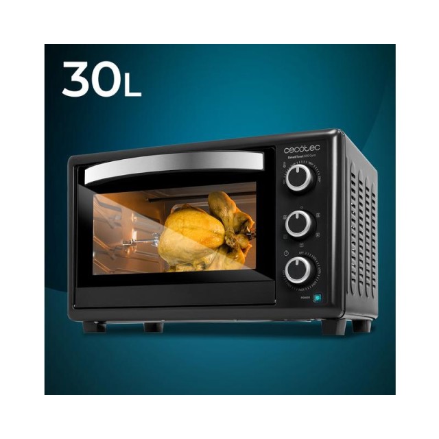 Ηλεκτρικό Φουρνάκι Cecotec Bake & Toast 3090 Gyro Black CEC-03819