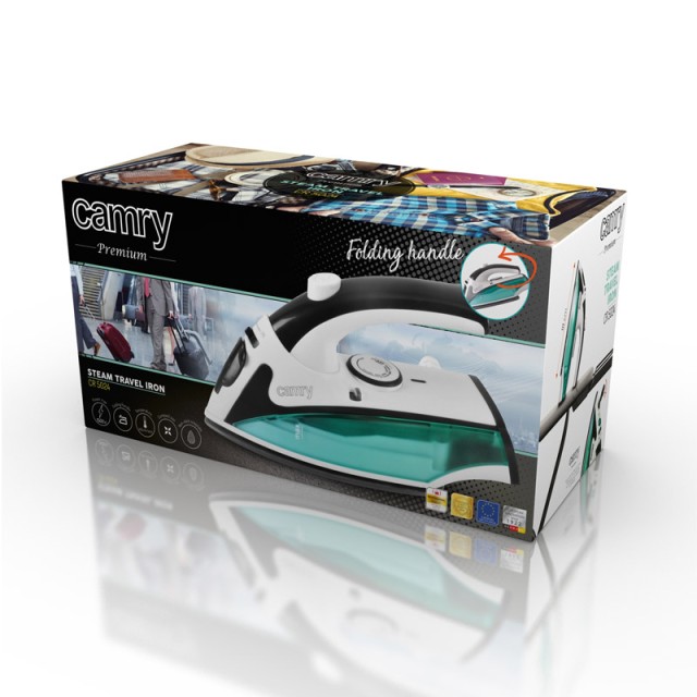 Ηλεκτρικό Σίδερο Ταξιδιού με Ατμό 840 W Camry CR-5024