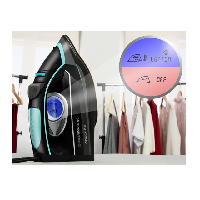 Ηλεκτρικό Σίδερο Ατμού Cecotec 3D ForceAnodized 750 Smart CEC-05103