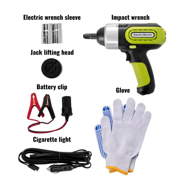 Ηλεκτρικός Αυτόματος Υδραυλικός Γρύλος Ανύψωσης Αυτοκινήτου 5 Τόνων 12V με Ηλεκτρικό Κρουστικό Κλειδί VEVOR QJD5TDDSXYYCK0001V9