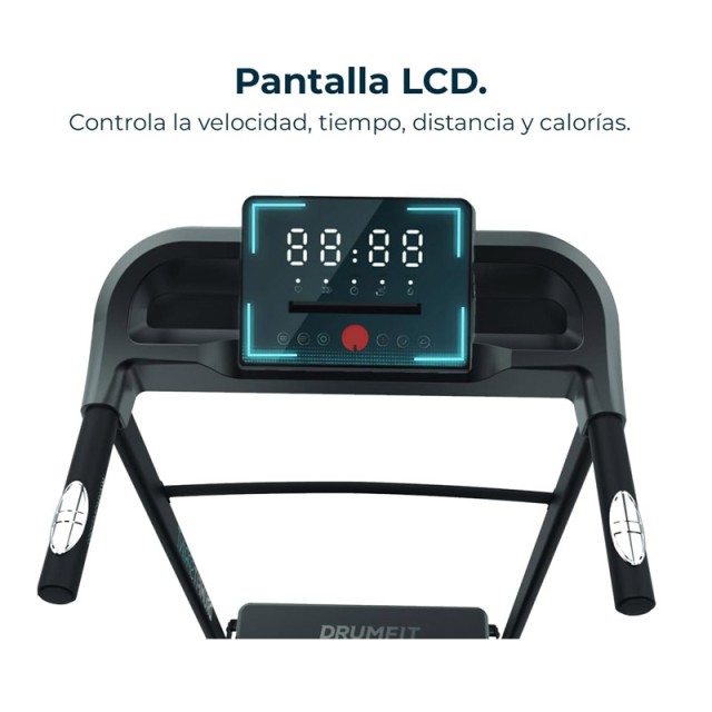 Ηλεκτρικός Αναδιπλούμενος Διάδρομος Γυμναστικής Cecotec DrumFit WayHome 1200 Sprint CEC-07181