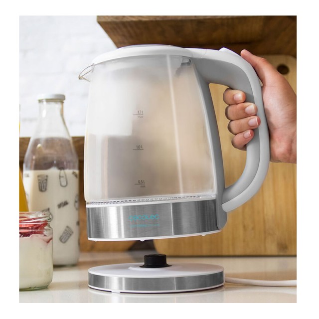 Ασύρματος Ηλεκτρικός Διάφανος Βραστήρας Cecotec Thermosense 350 Clear CEC-01510