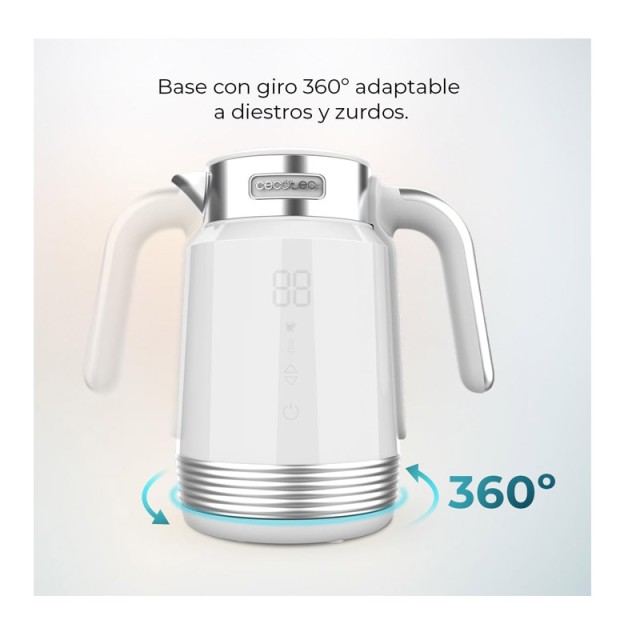 Ηλεκτρικός Βραστήρας 1.7 Lt Cecotec Thermosense 600 Touch White CEC-01749