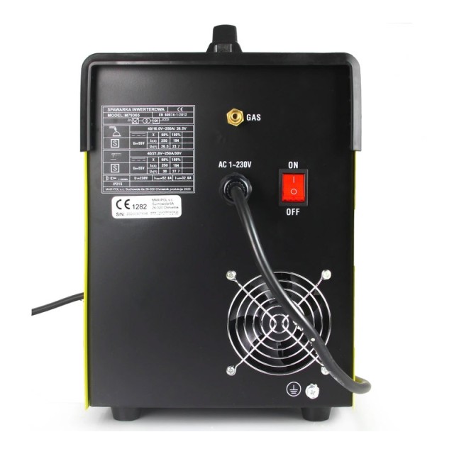 Ηλεκτροκόλληση Inverter IGBT 250A LCD 230V MIG / MAG / FCAW / MMA / TIG MAR-POL M79365
