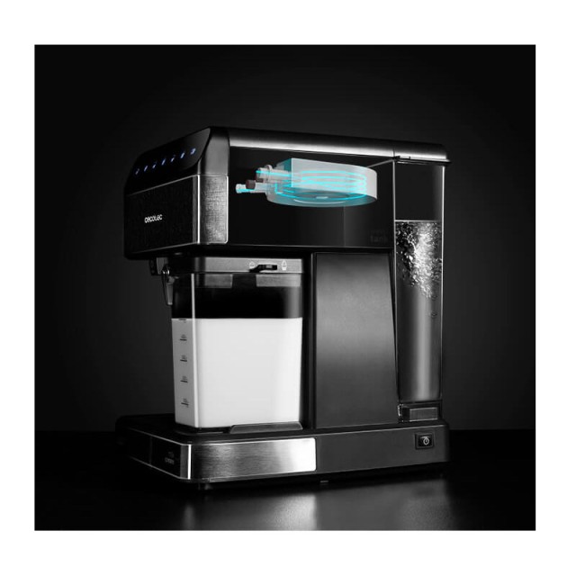 Ημιαυτόματη Καφετιέρα Espresso Power Instant-ccino 20 Touch Serie Nera 20 Bar Χρώματος Μαύρο Cecotec CEC-01558
