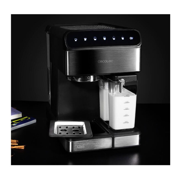 Ημιαυτόματη Καφετιέρα Espresso Power Instant-ccino 20 Touch Serie Nera 20 Bar Χρώματος Μαύρο Cecotec CEC-01558