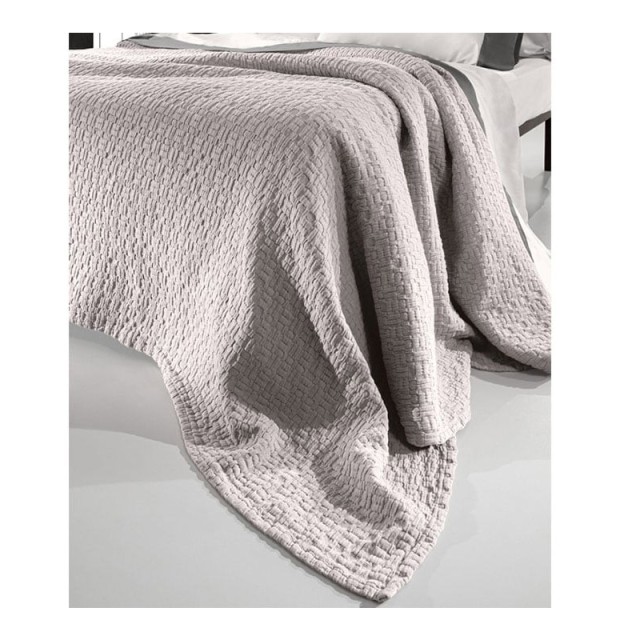 Υπέρδιπλη Βαμβακερή Κουβέρτα 240 x 260 cm Platinum Nikki Guy Laroche 1113035123003