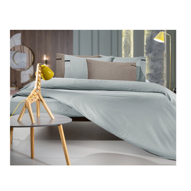 Υπέρδιπλο Σεντόνι 240 x 270 cm 100% Βαμβακοσατέν Minimal Azul Guy Laroche 1110092223082