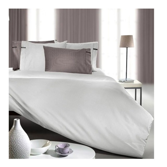 Υπέρδιπλο Σεντόνι 240 x 270 cm 100% Βαμβακοσατέν Minimal Silver Guy Laroche 1110092223080