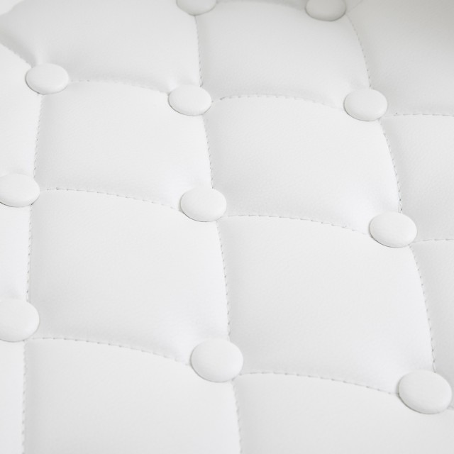 Ψηλό σκαμπό μπαρ HOMCOM με ρυθμιζόμενη περιστρεφόμενη πλάτη και μπράτσα 835-008WT