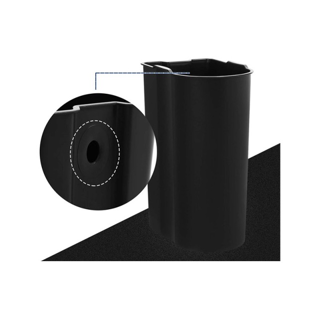 Κάδος Απορριμμάτων Χαρτοδοχείο από Ατσάλι 10 Lt με Καλάθι και Πεντάλ Songmics LTB10NL