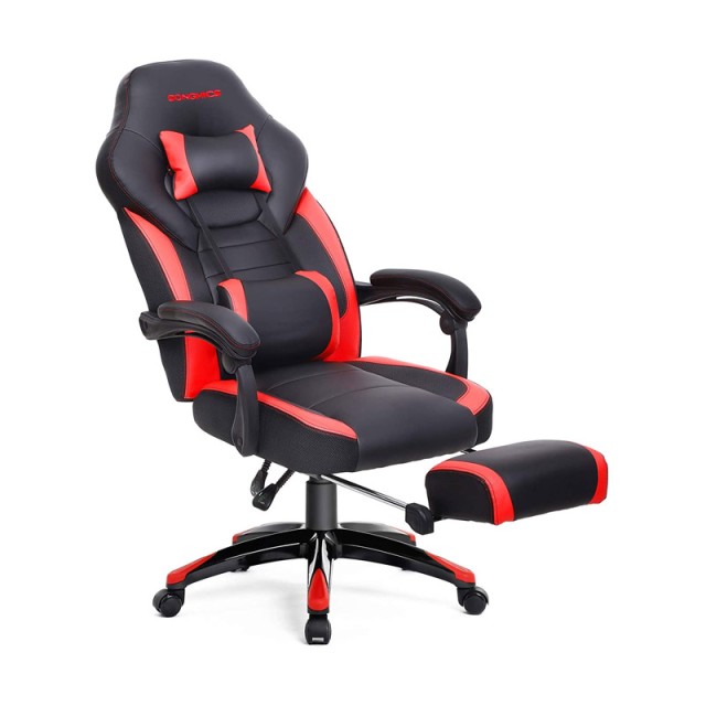 Καρέκλα Gaming με Υποπόδιο Songmics OBG77BR