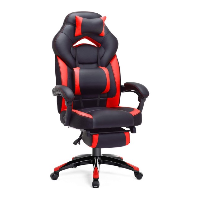 Καρέκλα Gaming με Υποπόδιο Songmics OBG77BR