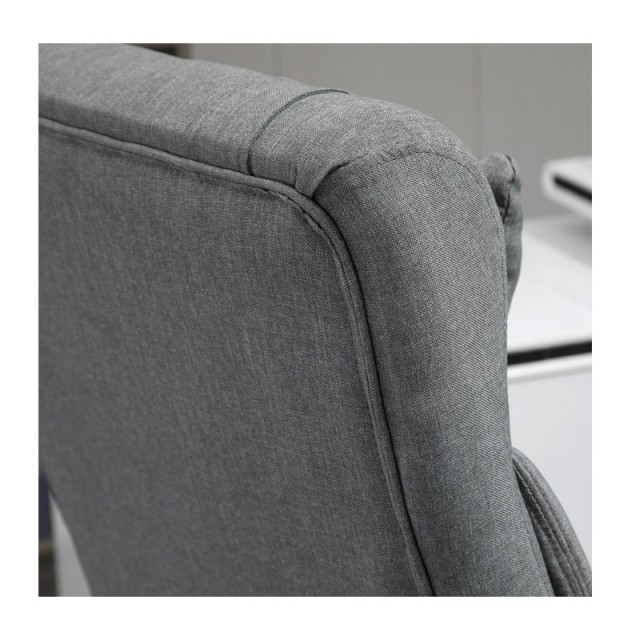 Καρέκλα Γραφείου με Υποπόδιο 66 x 70 x 116-124 cm Vinsetto 921-282GY