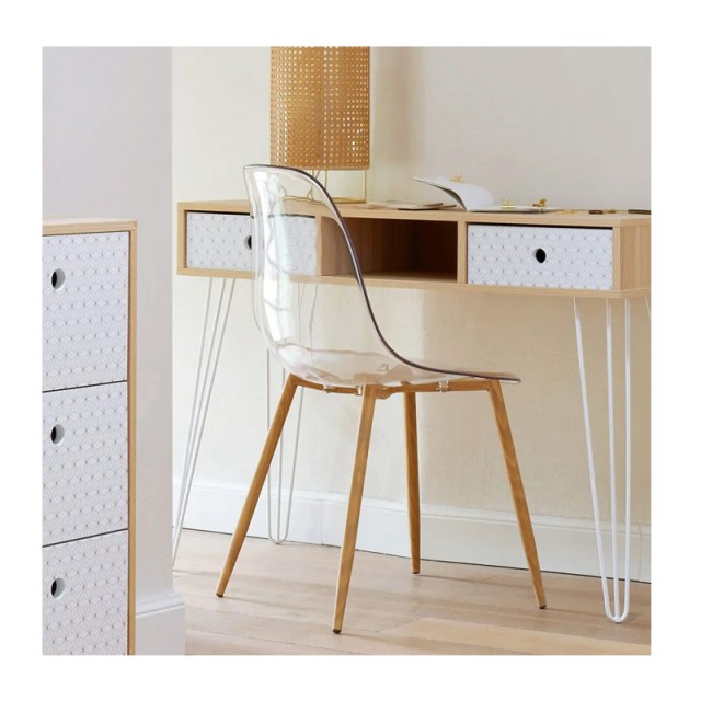 Καρέκλα Πολυπροπυλενίου με Ξύλινα Πόδια 47 x 53 x 83 cm  Atmosphera 157267