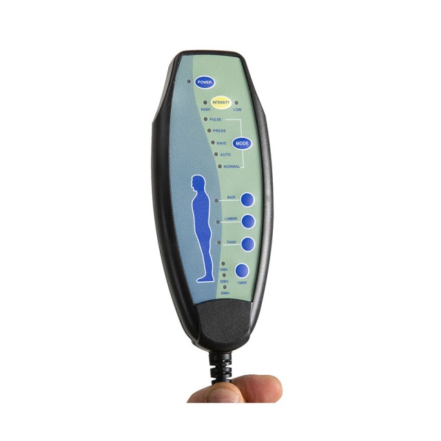 Καρέκλα Γραφείου Μασάζ 6 Σημείων με Υποπόδιο Χρώματος Γκρι Vinsetto 921-232GY