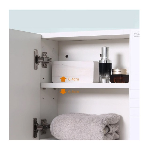 Καθρέπτης Μπάνιου με Ντουλάπι 54 x 15 x 55 cm Kleankin 834-369