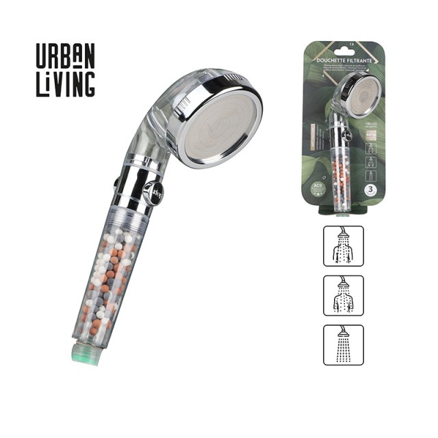 Τηλέφωνο Ντους με 3 Φυσικά Φίλτρα Ορυκτών Urban Living 44008