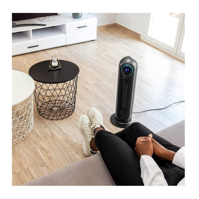 Θερμάστρα Πύργος Κεραμική με Περιστροφή Ready Warm 10150 Smart Ceramic Pro 23 x 23 x 61 cm CEC-05826 Cecotec