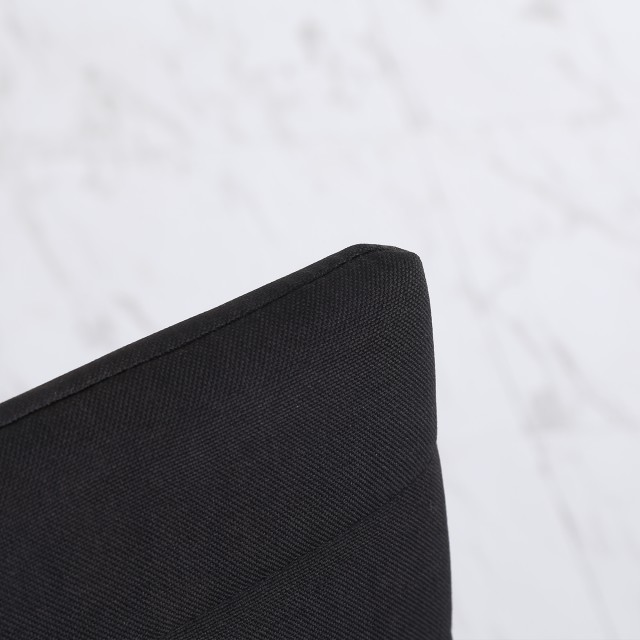 Σετ Μεταλλικές Καρέκλες με Υφασμάτινη Επένδυση 41 x 50 x 97 cm 4 τμχ Χρώματος Μαύρο HOMCOM 835-483V01BK