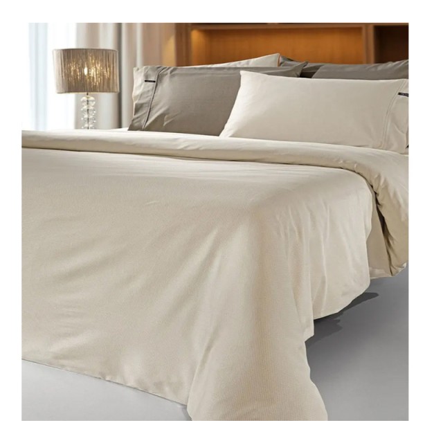 King Size Σεντόνι με Λάστιχο 180 x 200+35 cm 100% Βαμβακοσατέν Minimal Natural Guy Laroche 1110092223104