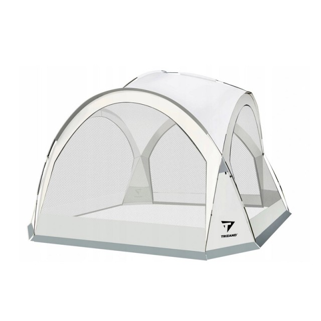 Κιόσκι Κήπου με 4 Παράθυρα και Φωτισμό LED 350 x 350 x 240 cm SPM 12176