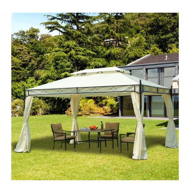 Κιόσκι Κήπου με Μεταλλικό Σκελετό 300 x 400 x 280 cm Outsunny 01-0872