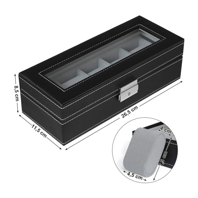 Κοσμηματοθήκη - Μπιζουτιέρα 26.5 x 11 x 8.5 cm Songmics JWB05B