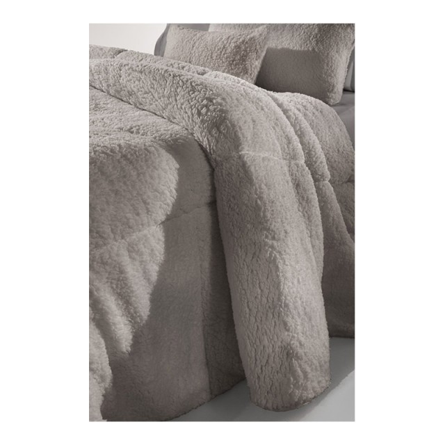 Κουβερτοπάπλωμα Μονό 100% Polyester 160 x 220 cm Mouton Smoke Guy Laroche 1111086222015