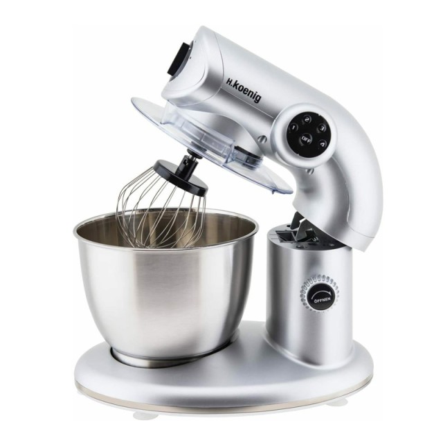 Κουζινομηχανή 1000 W Χρώματος Ασημί H.Koenig KM80 KM80-Silver