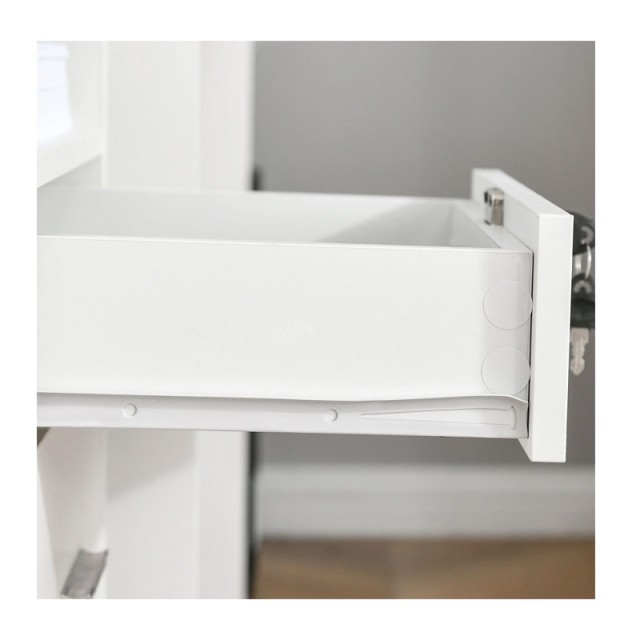 Ξύλινο Έπιπλο Γραφείου με 2 Συρτάρια και 1 Ράφι 39.5 x 40 x 60 cm Vinsetto 924-030WT