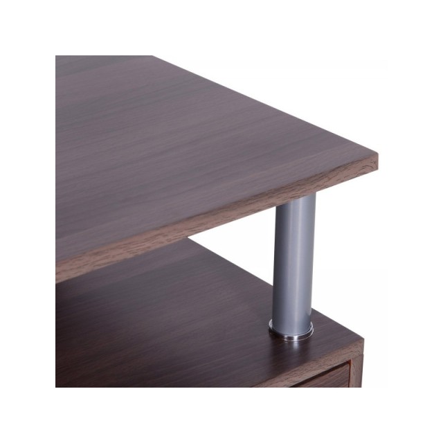 Ξύλινο Γραφείο με Θέση για Υπολογιστή και Πληκτρολόγιο 152 x 60 x 88 cm HOMCOM A2-0082