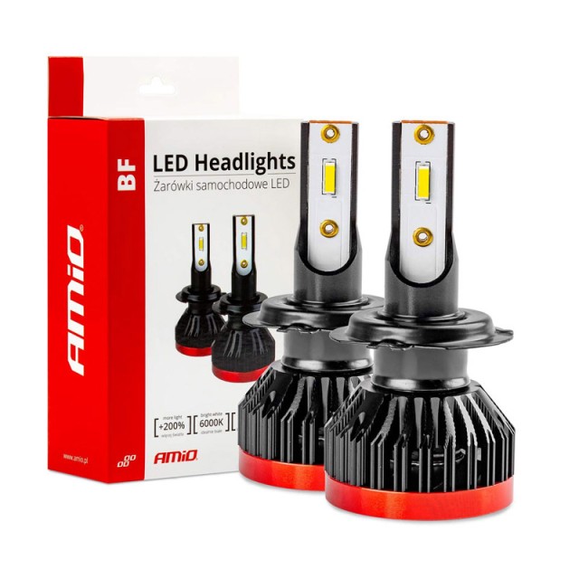 Λάμπες Αυτοκινήτου BF-SERIES 9-18V H7 ETI-1860 LED 6000K 3100lm Ψυχρό Λευκό 50W 2 τμχ AMiO 02242