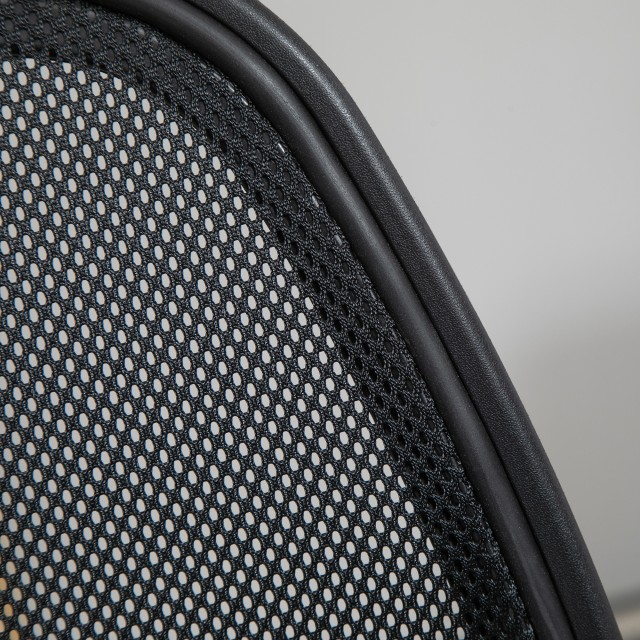 Καρέκλα γραφείου Vinsetto με ρυθμιζόμενο ύψος με μπράτσα, ρόδες και επενδυμένο κάθισμα, 60x56x110-132 cm, Μαύρο 921-598