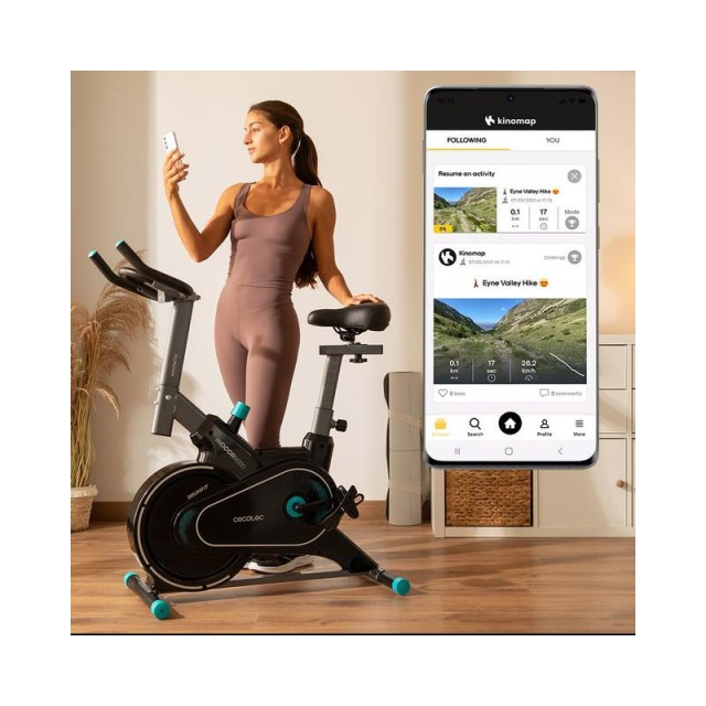 Μαγνητικό Ποδήλατο Γυμναστικής Cecotec Spinning DrumFit Indoor 4000 Magnetic Connected CEC-07211