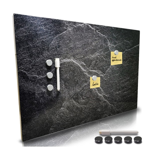 Μαγνητικός Πίνακας Ανακοινώσεων Marble Print 60 x 40 x 2 cm Bakaji 02839868