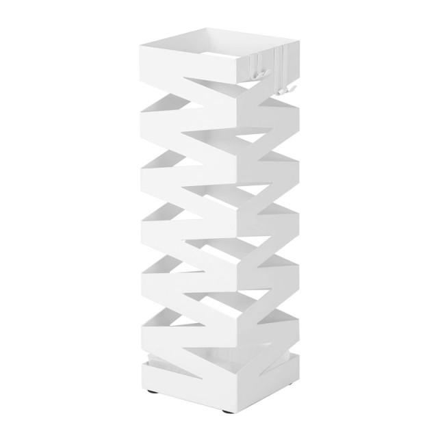 Μεταλλική Ομπρελοθήκη 15.5 x 15.5 x 49 cm Χρώματος Λευκό Songmics LUC16W
