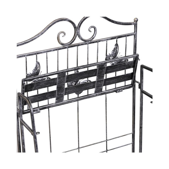 Μεταλλική Πτυσσόμενη Ζαρντινιέρα 3 Επιπέδων 44 x 25 x 96 cm Outsunny 845-220