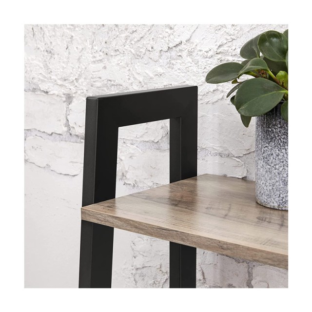 Μεταλλική Βιβλιοθήκη με 4 Ράφια 56 x 34 x 137.5 cm Χρώματος Γκρι VASAGLE LLS44MB