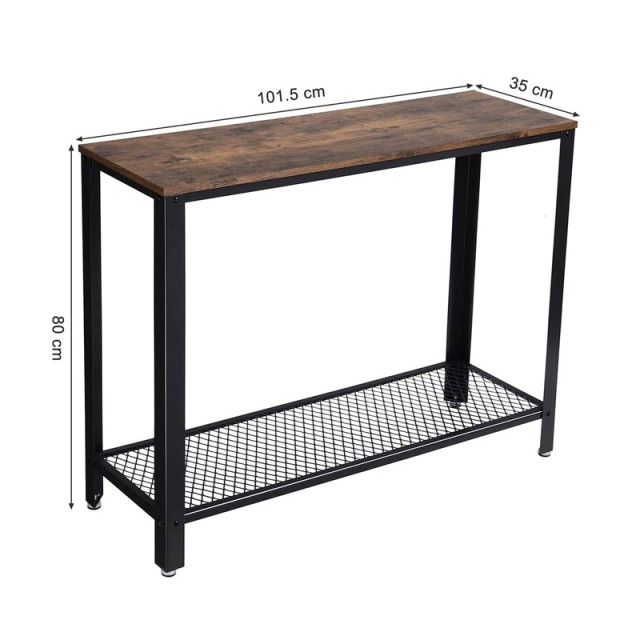 Μεταλλική Κονσόλα 101.5 x 35 x 80 cm VASAGLE LNT80X