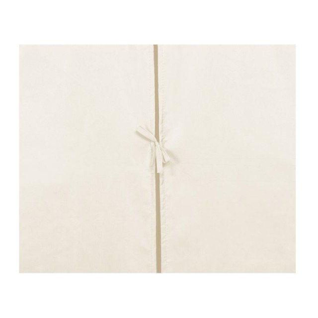 Μεταλλική Πέργκολα Κήπου με Υφασμάτινη Οροφή και Κουρτίνες 3 x 3 x 2.2 m Χρώματος Εκρού Santa Cruz Inkazen 40031294