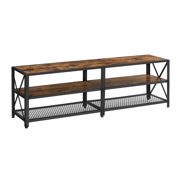 Μεταλλικό Έπιπλο Τηλεόρασης με 3 Ράφια 160 x 39 x 52 cm VASAGLE LTV095B01