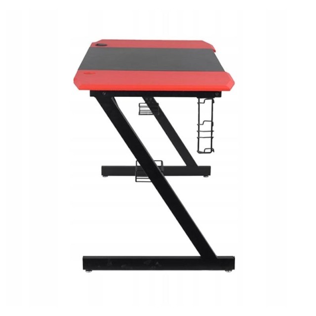 Μεταλλικό Γραφείο Gaming με Ξύλινη Επιφάνεια 160 x 60 x 73 cm ModernHome CN-1911