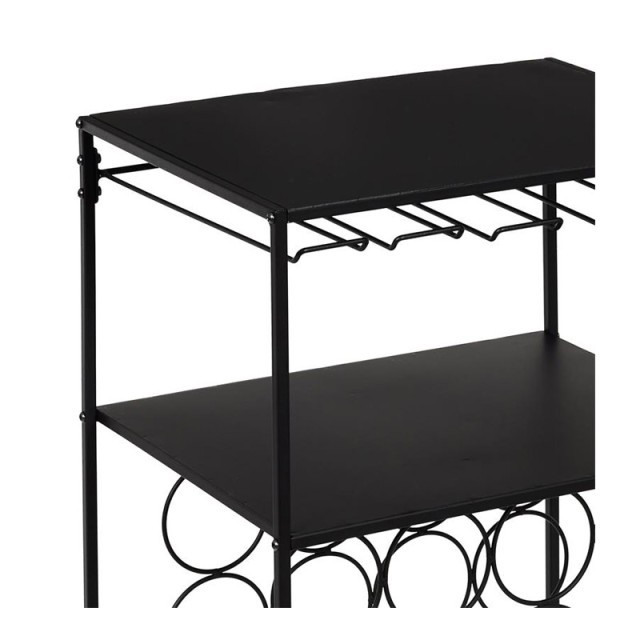 Μεταλλικό Μπαρ - Κάβα Κρασιών 45 x 45 x 84.5 cm Home Deco Factory HD7104